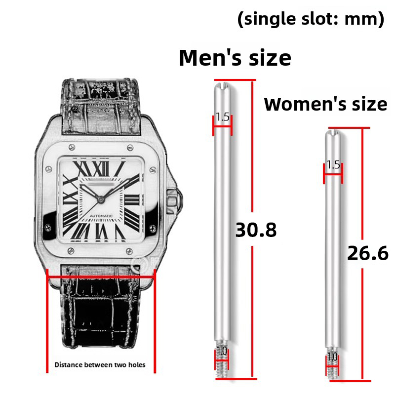 Cartier Watch Santos - For Cartier Santos 100 Watch Strap