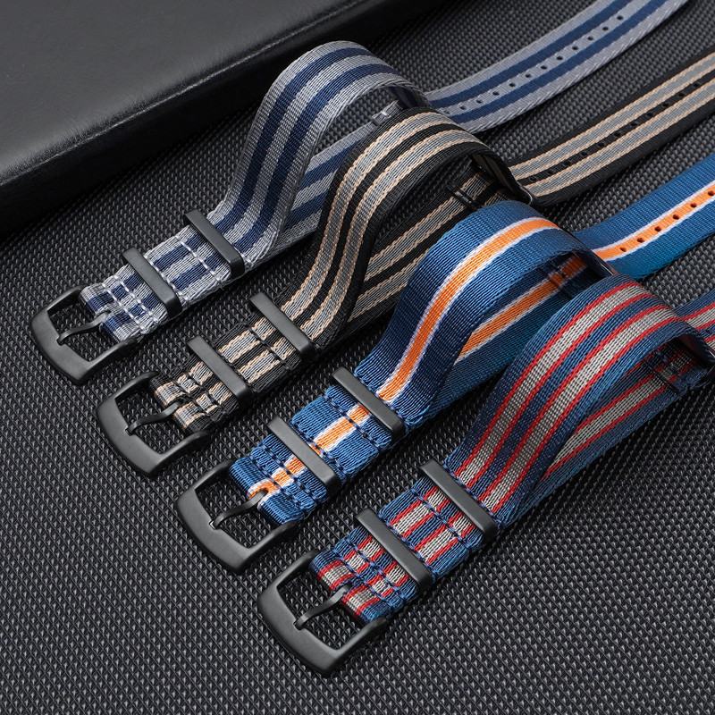 Woven Nylon Strap 18mm 20mm 22 - огляд і ціна Canvas Strap Watch