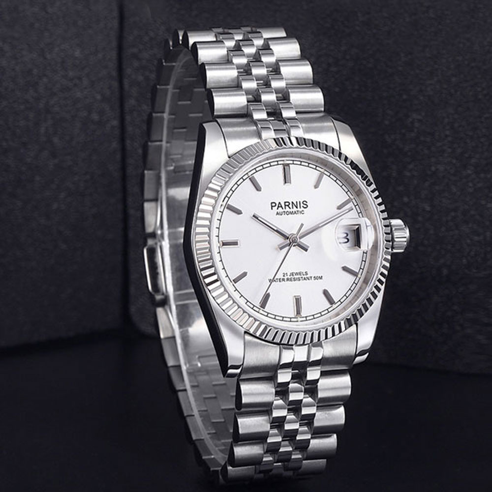 Parnis 36mm Mens Automatic Wat - огляд і ціна Rolex Watch Datejust