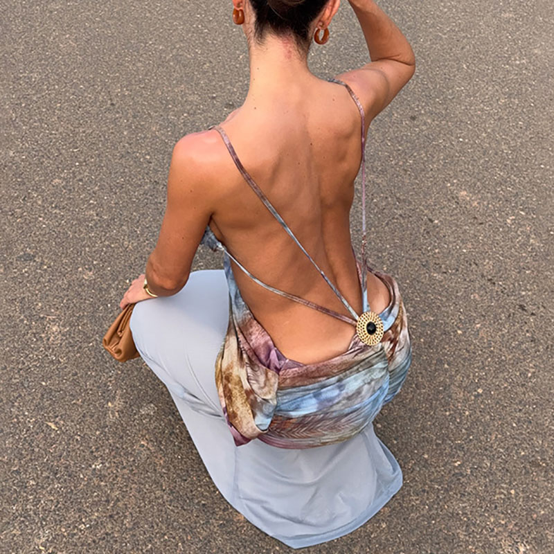 Fashion Metal Decoration Backl - огляд і ціна Mesh Strap Metal