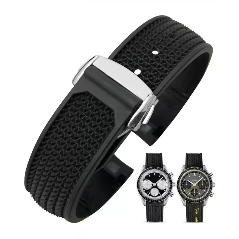 Rubber Watchband For Omega Spe - огляд і ціна Omega Watch Seamaster