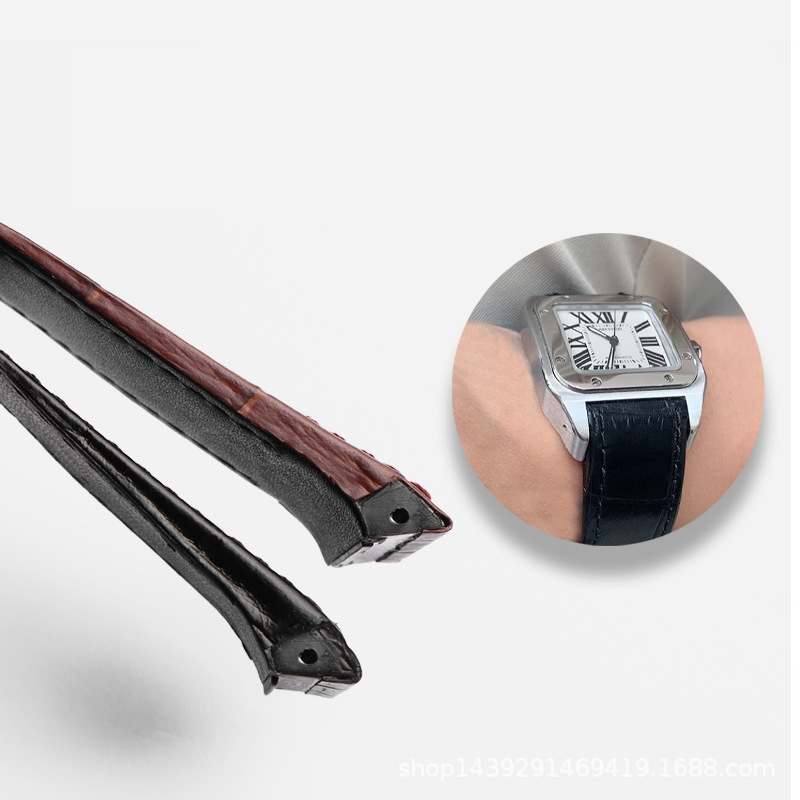 Genuine Leather High Quality W - огляд і ціна Cartier Watch Santos