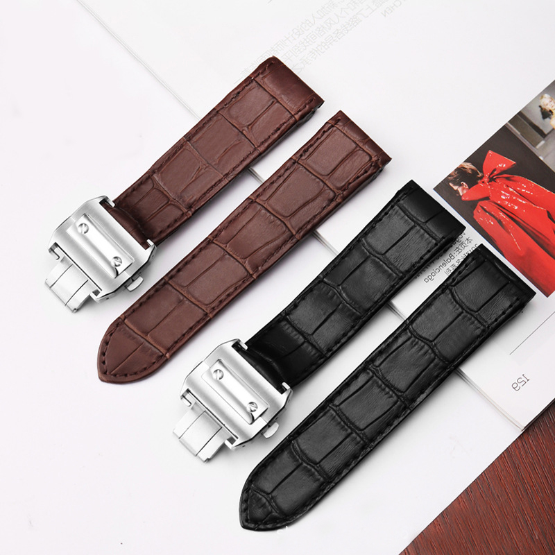 Genuine Leather High Quality W - огляд і ціна Cartier Watch Santos