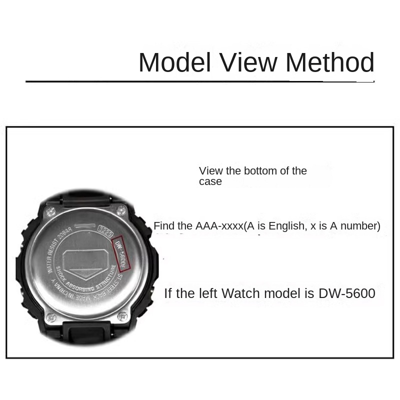 Rear cover waterproof ring for - огляд і ціна Casio Watch G-Shock Dw-5600