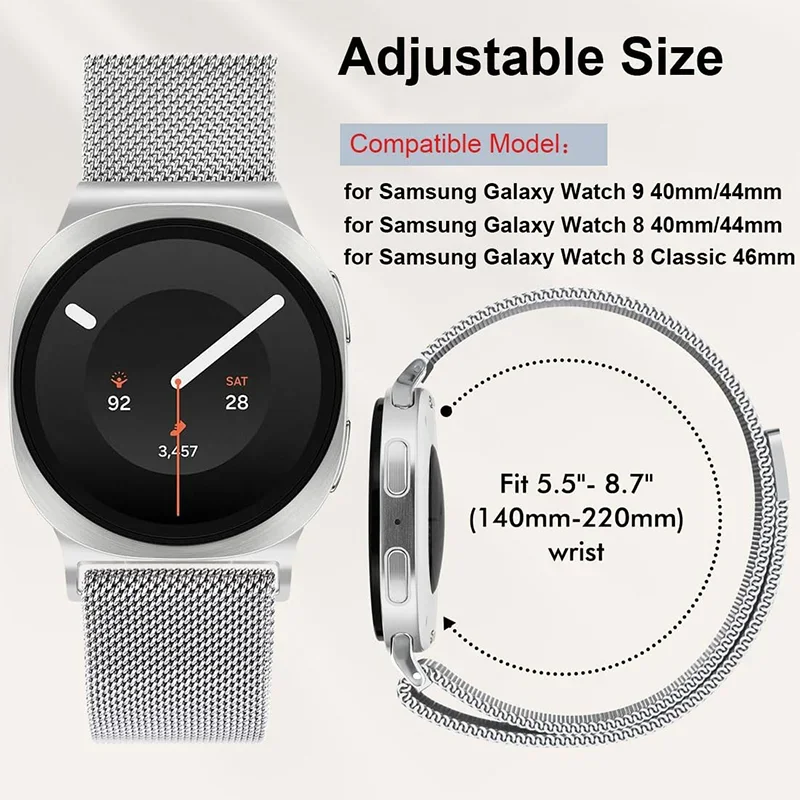 Metal Milanese Strap For Samsu - огляд і ціна Milanese Loop Magnetic