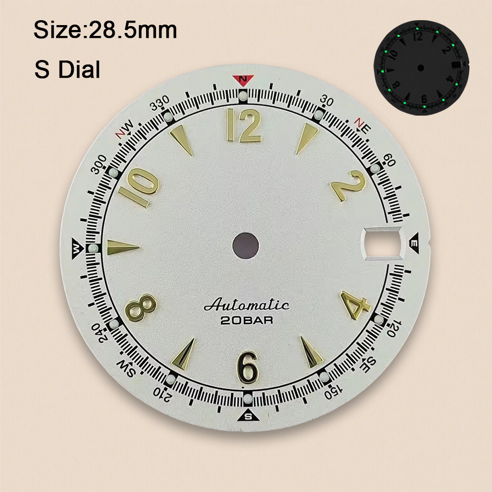 Nh35 Dial S Logo 28.5mm Retro  - огляд і ціна Seiko Watch 5 Sports