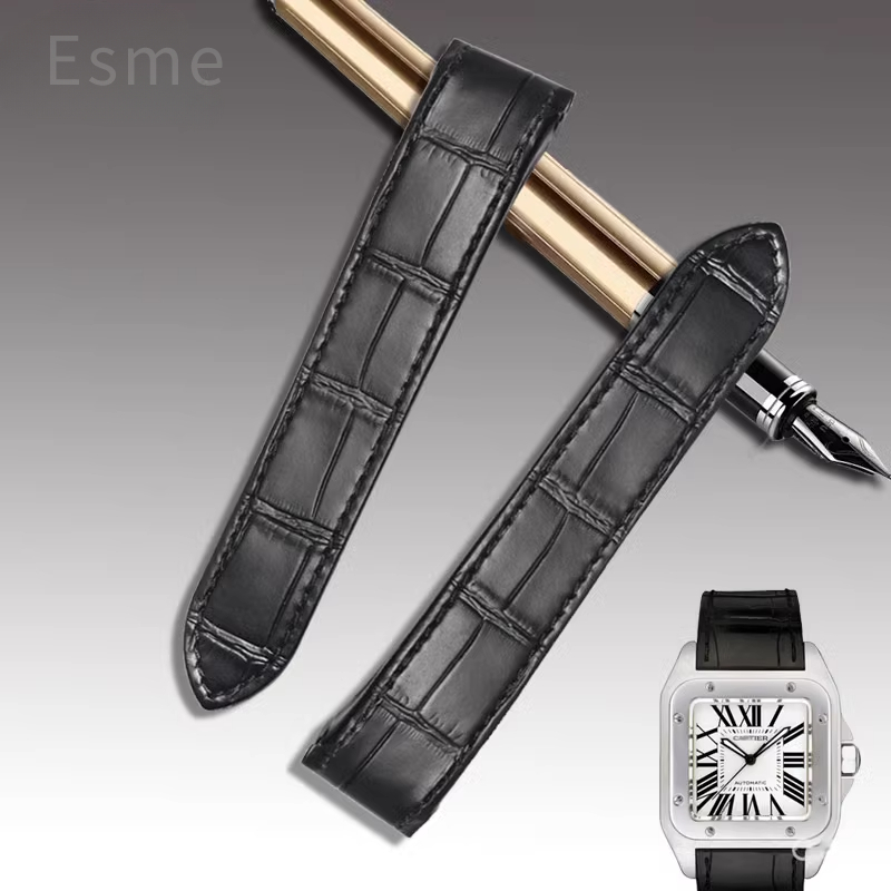 Cowhide Watch Strap for Cartie - огляд і ціна Cartier Watch Santos