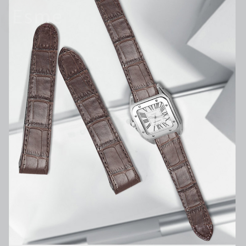 Cowhide Watch Strap for Cartie - огляд і ціна Cartier Watch Santos