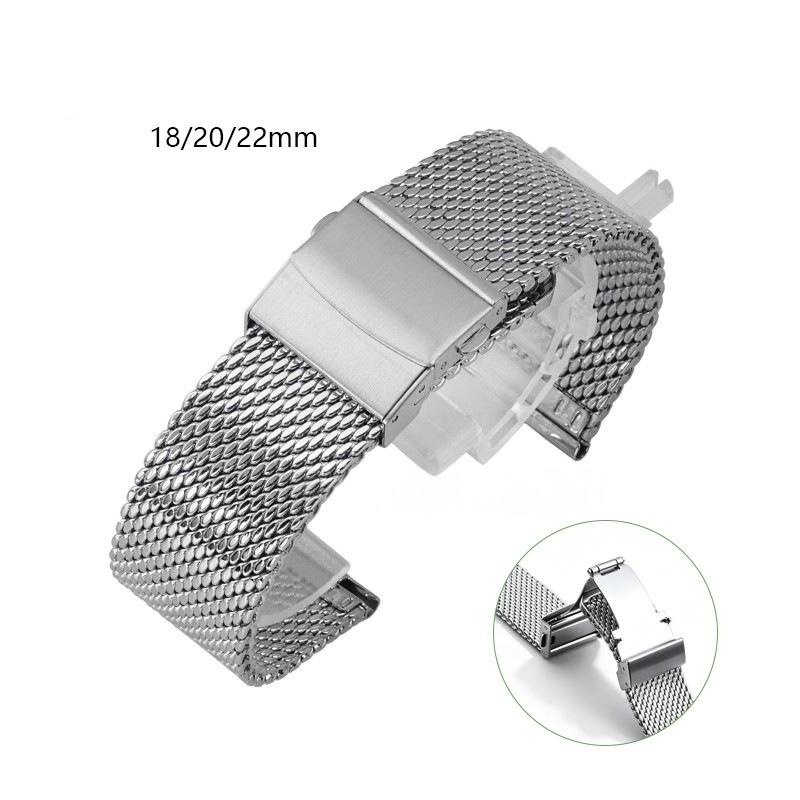 18mm 20mm 22mm Quick Release 1 - огляд і ціна Mesh Strap Metal