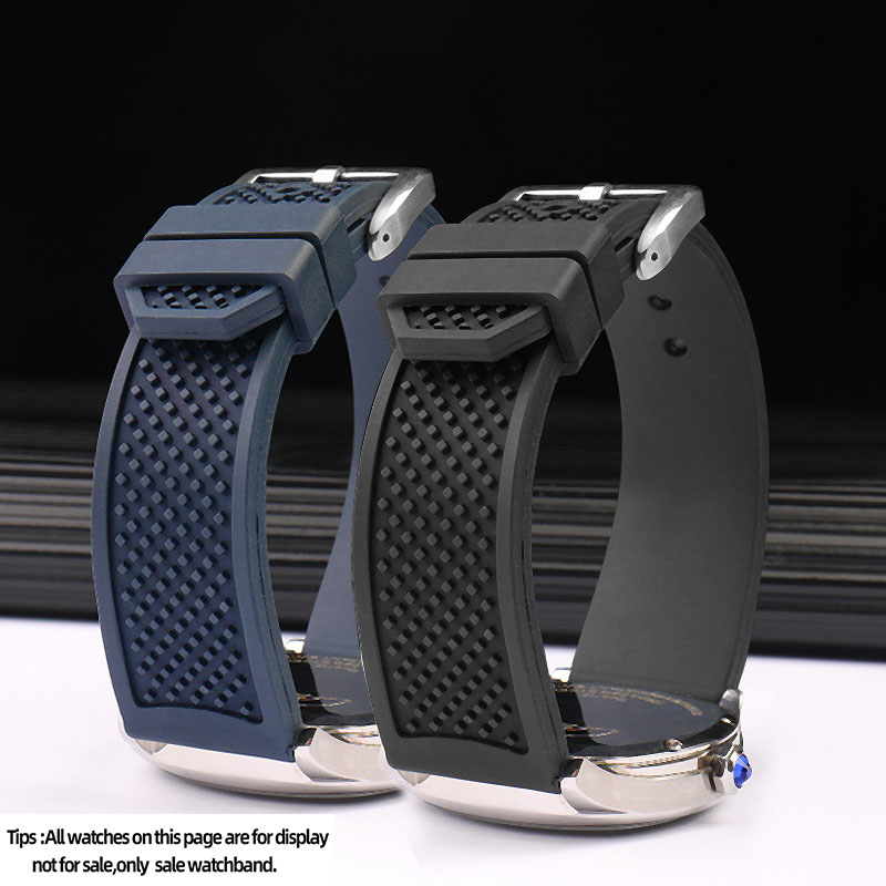 Fluororubber Watch Strap 23mm  - огляд і ціна Cartier Watch Tank