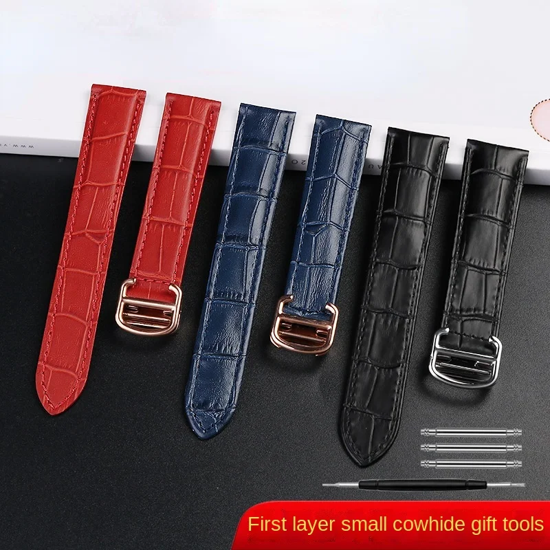16mm 18mm 20mm Genuine Leather - огляд і ціна Cartier Watch Tank