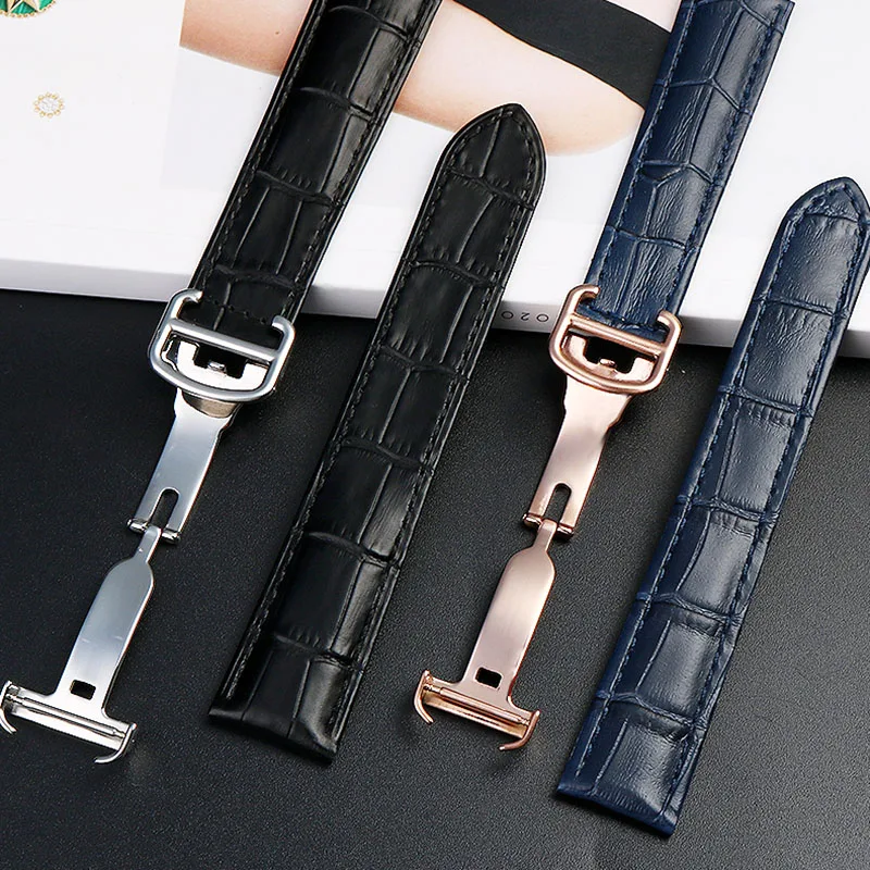 16mm 18mm 20mm Genuine Leather - огляд і ціна Cartier Watch Tank