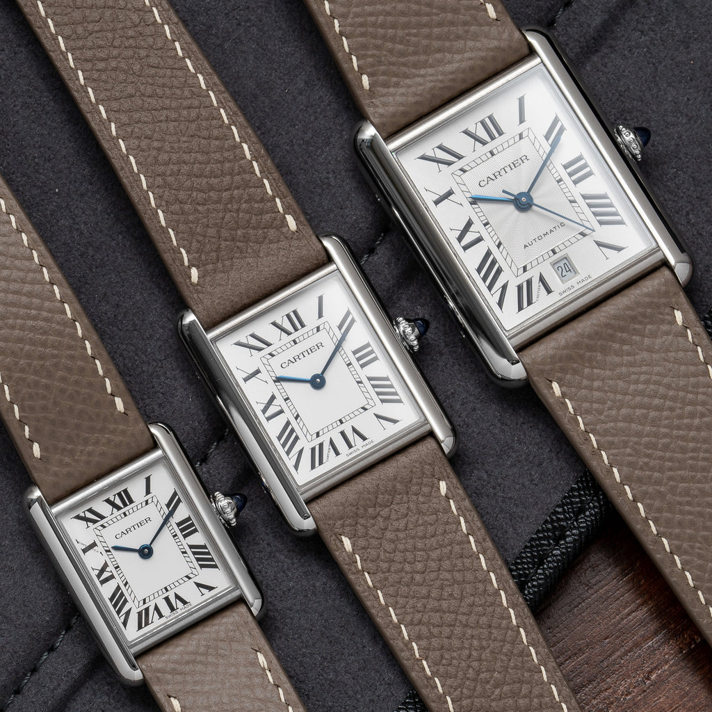 Father's Day Gift Epsom Leathe - огляд і ціна Cartier Watch Santos
