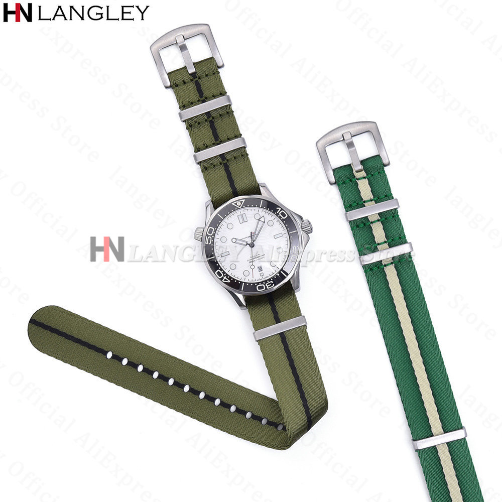 Nylon Strap 18mm 20mm 22mm for - огляд і ціна Omega Watch Seamaster